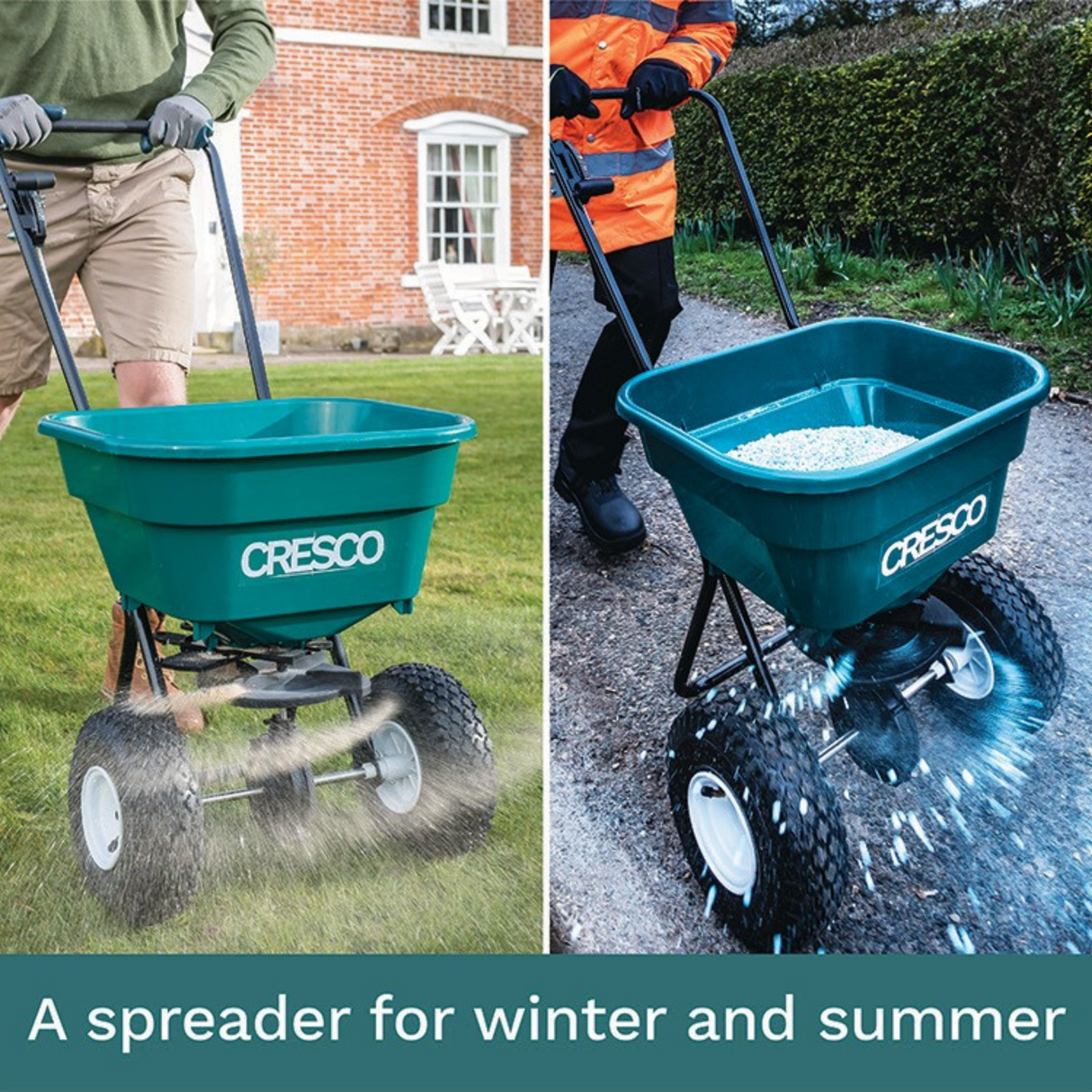 Dandy's Cresco Rock Salt and Fertiliser Spreader