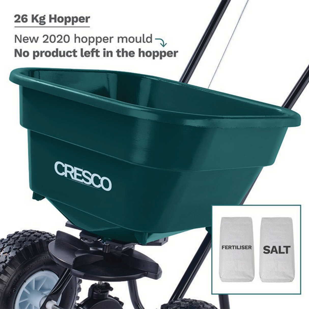 Dandy's Cresco Rock Salt and Fertiliser Spreader