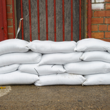 Filled Flood Sandbags