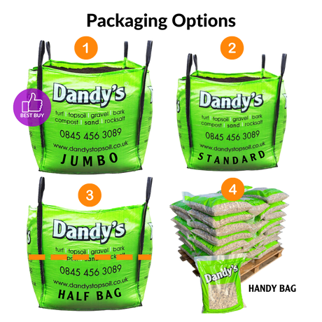 Dandy's Bulk Bags and small bags options