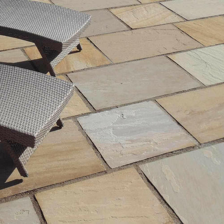 Camel Buff Blend Sandstone Natural Stone Paving | Dandys 